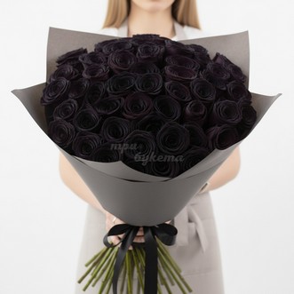 51 черная роза